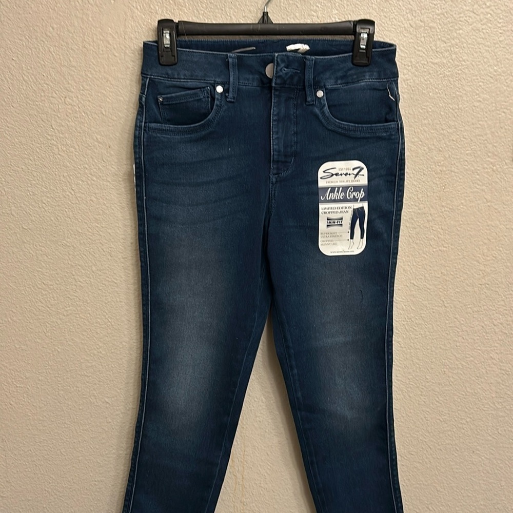 Seven 7 Limited Edition Ankle Crop Slim Fit Ultra Stretch Women Denim Size 4